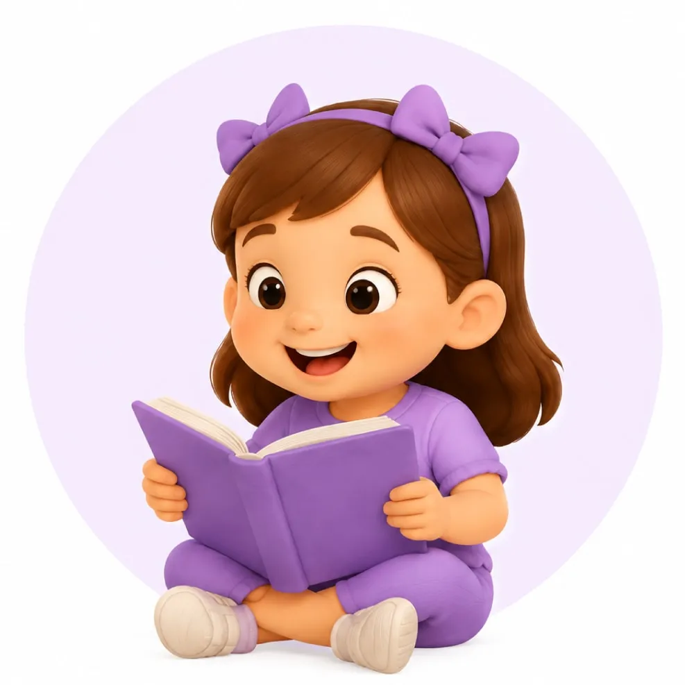 Niña leyendo un libro